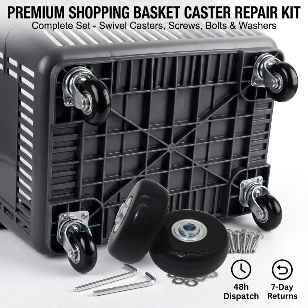 Silent Shopping Basket Replacement Wheels Swivel Rigid Casters Heavy Duty Trolley Parts Cart Luggage Repair Hardware Accessories
Silent Shopping Basket Replacement Wheels Swivel Rigid Casters Heavy Duty Trolley Parts Cart Luggage Repair Hardware Accessories