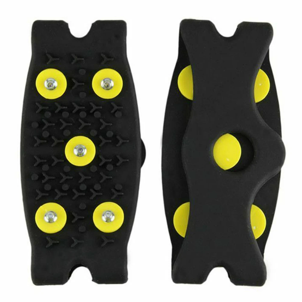 5-Stud Mountaineering Cleats Anti Slip Snow Claw Shoe Covers Unisex Boots Snow Cleats Walking Hiking Accessories
5-Stud Mountaineering Cleats Anti Slip Snow Claw Shoe Covers Unisex Boots Snow Cleats Walking Hiking Accessories