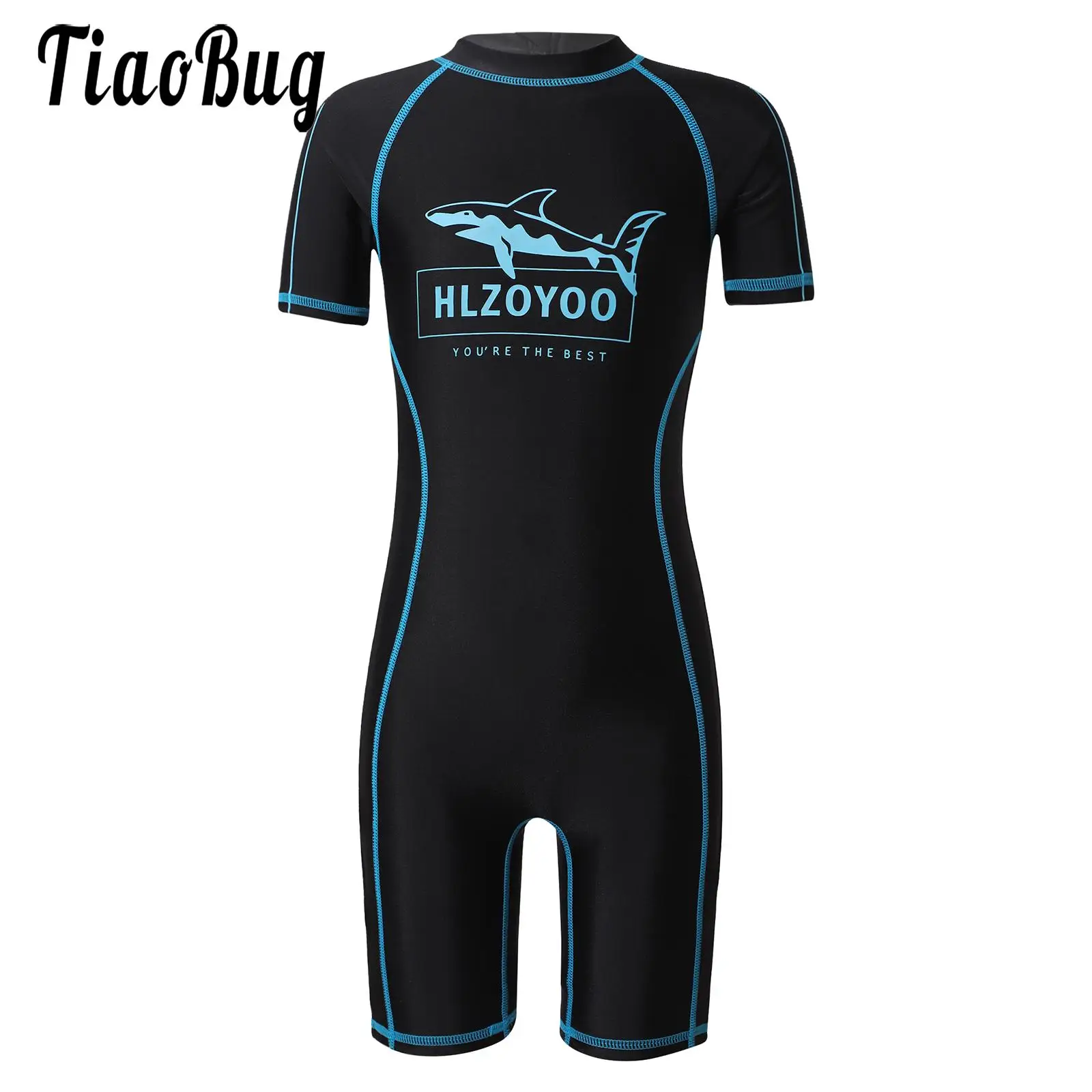 Swimwear For Boys One-piece Rash Guards Swimsuit Kids Short Sleeve Print Short Jumpsuit Beachwear Swim Clothing Bathing Boy Wear
Swimwear For Boys One-piece Rash Guards Swimsuit Kids Short Sleeve Print Short Jumpsuit Beachwear Swim Clothing Bathing Boy Wear