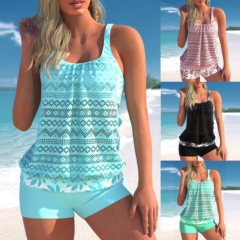 Large Size Women's Two-Piece Swimsuit Tankini Thermal Spring Swimwear Belly Covering Faionable round Ne Nylon Swimwear
Large Size Women's Two-Piece Swimsuit Tankini Thermal Spring Swimwear Belly Covering Faionable round Ne Nylon Swimwear