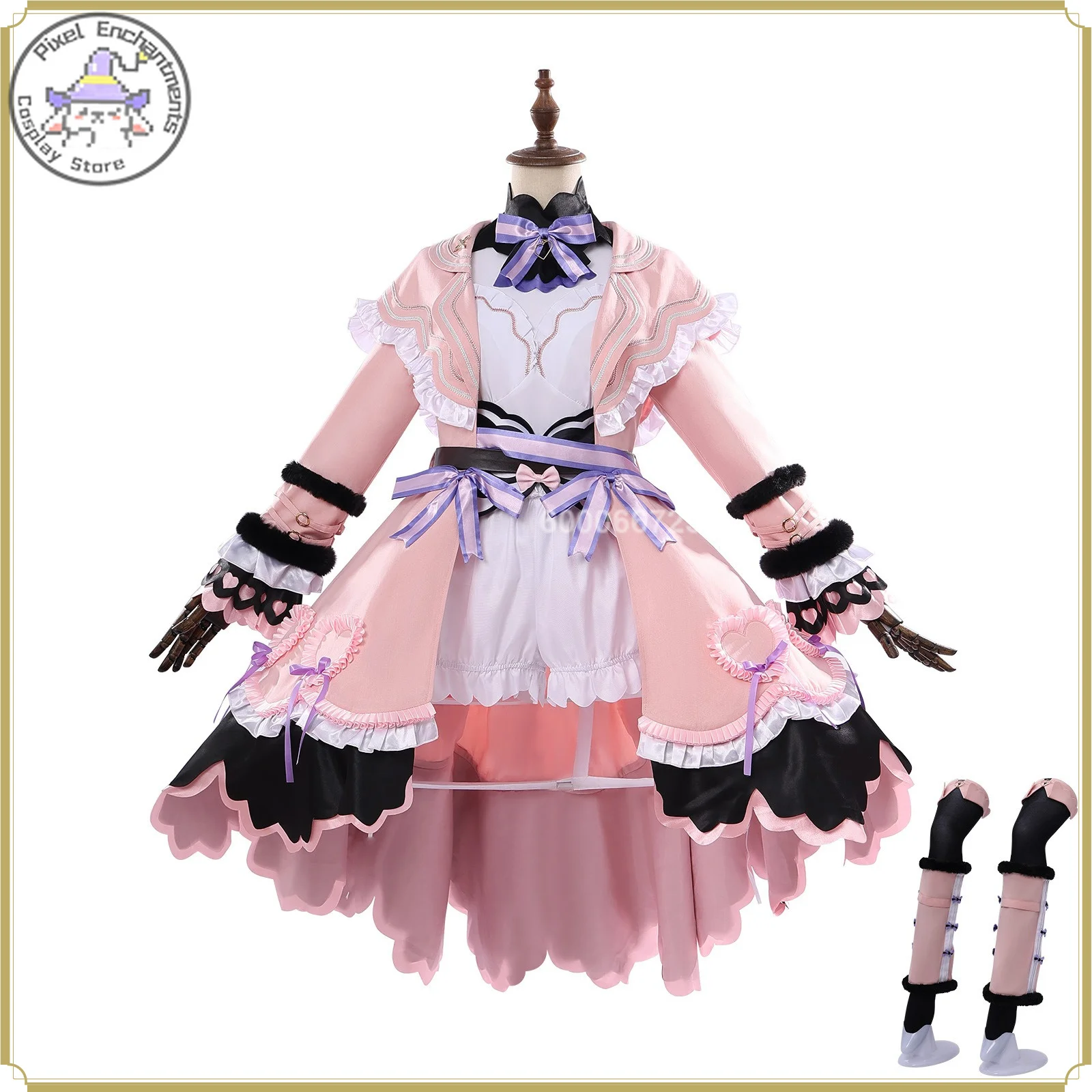 High Quality Game Character Ayafara Cosplay Costume - Women's Pink Purple Soft Witch Dress Role Playing Comic Con Party Suit
High Quality Game Character Ayafara Cosplay Costume - Women's Pink Purple Soft Witch Dress Role Playing Comic Con Party Suit