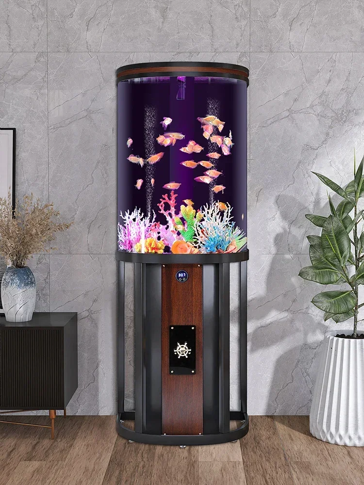 Hot sales fish tank living room, small household, floor to floor intelligent lazy person, no need to change water acrylic
Hot sales fish tank living room, small household, floor to floor intelligent lazy person, no need to change water acrylic