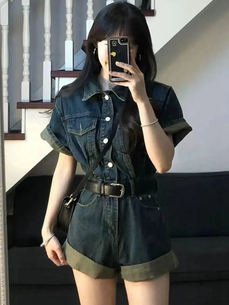 Американский ретро-комбинезон из денима для женщин: летний, с завышенной талией, облегающий, с широкими штанинами, в стиле Гонконг, цельный рабочий комбинезон
Американский ретро-комбинезон из денима для женщин: летний, с завышенной талией, облегающий, с широкими штанинами, в стиле Гонконг, цельный рабочий комбинезон