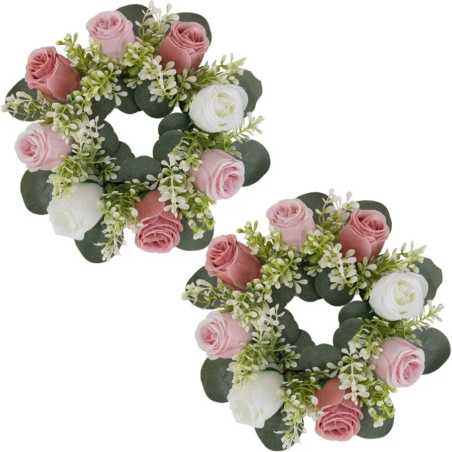 Кольца для свечей с искусственными цветами: 2 шт., внутренний диаметр 3,9 дюйма, маленькие кольца для свечей с искусственными розами, центральные детали для рождественского дома T
Кольца для свечей с искусственными цветами: 2 шт., внутренний диаметр 3,9 дюйма, маленькие кольца для свечей с искусственными розами, центральные детали для рождественского дома T