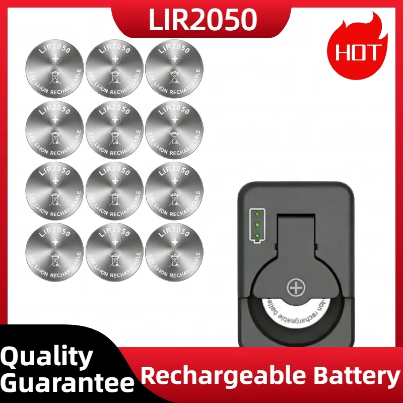 1-10PCS 3.6V LIR2050 Rechargeable Lithium Battery Replace CR2050 For Watch Camera Remote Control Calculatorl Clock
1-10PCS 3.6V LIR2050 Rechargeable Lithium Battery Replace CR2050 For Watch Camera Remote Control Calculatorl Clock
