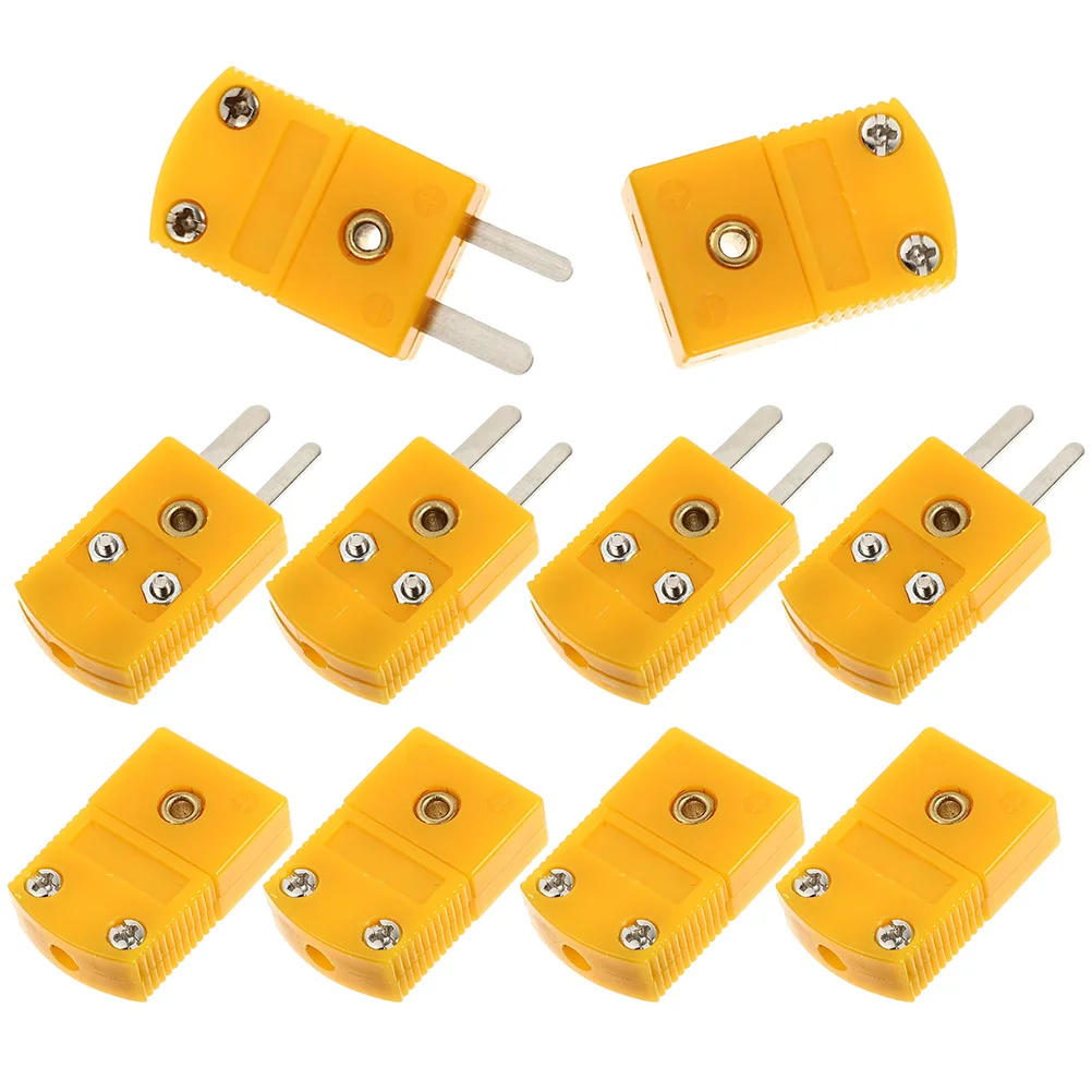 5 set 5 Sets K Type Thermocouple Plug Socket Adapter Cable Yellow Male Female Connector Coupler RTD Circuit Wire Joint
5 set 5 Sets K Type Thermocouple Plug Socket Adapter Cable Yellow Male Female Connector Coupler RTD Circuit Wire Joint