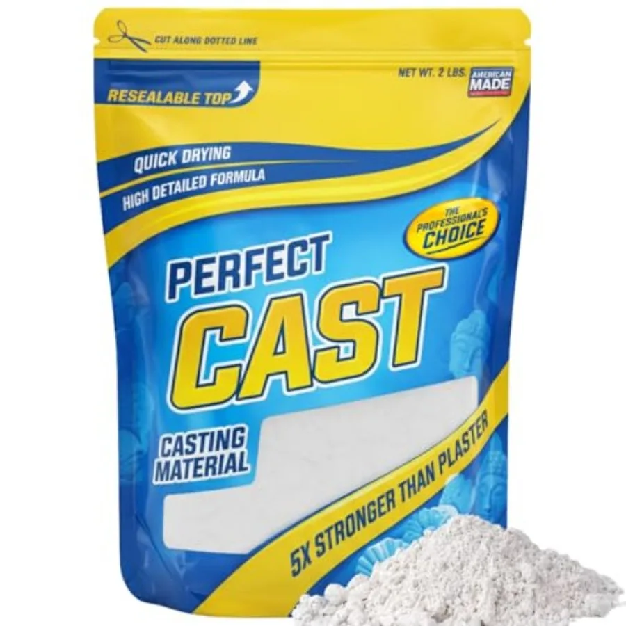 Perfect Cast Mold Casting Powder, Fast-Curing, Non-Toxic, Water-Based Material for DIY Sculptures, Jewelry, Crafts and Models,
Perfect Cast Mold Casting Powder, Fast-Curing, Non-Toxic, Water-Based Material for DIY Sculptures, Jewelry, Crafts and Models,