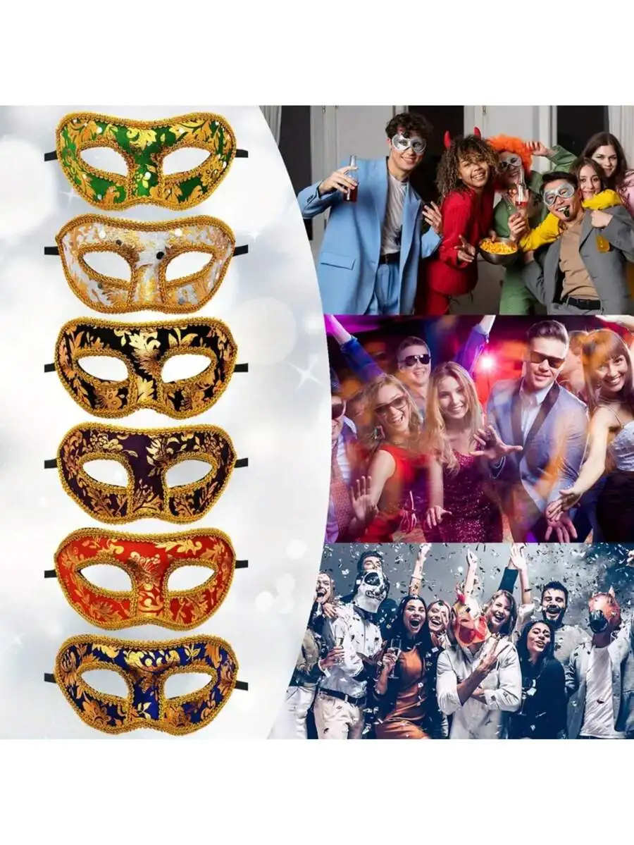 Elegant Venetian Masquerade Half Face Masks For Adult Party Cosplay Carnival Halloween
Elegant Venetian Masquerade Half Face Masks For Adult Party Cosplay Carnival Halloween