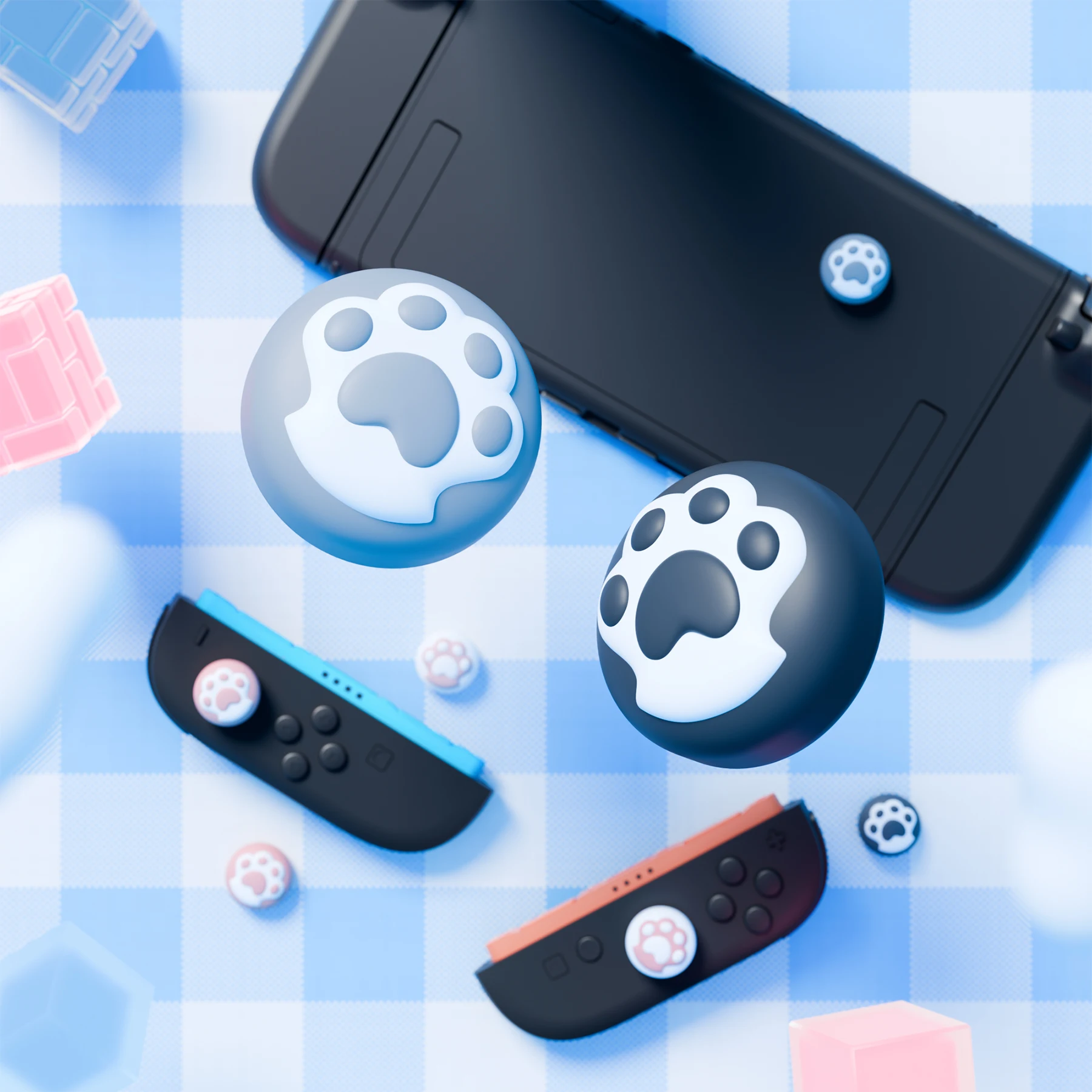 PlayVital 8 Pcs Thumb Grips for Nintendo Switch 2, Kawaii Silicone Thumbstick Caps for Switch 2, Analog Cover for Joycon 2
PlayVital 8 Pcs Thumb Grips for Nintendo Switch 2, Kawaii Silicone Thumbstick Caps for Switch 2, Analog Cover for Joycon 2