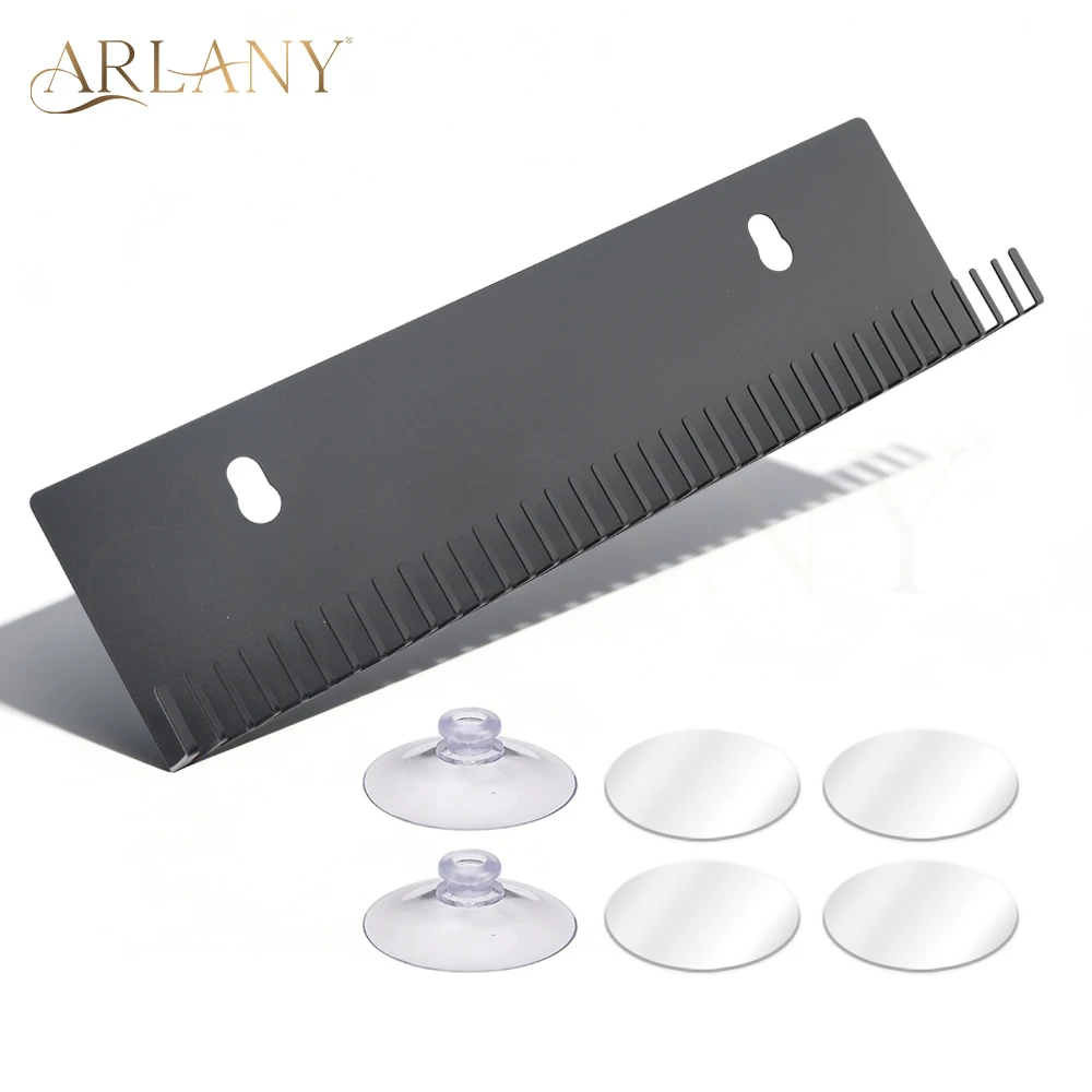 ARLANY Hair Extension Hanger Stainless Steel Hair Display Holder for Salons Organizer Rack for Weft, Clip-In, Tape-In Extensions
ARLANY Hair Extension Hanger Stainless Steel Hair Display Holder for Salons Organizer Rack for Weft, Clip-In, Tape-In Extensions