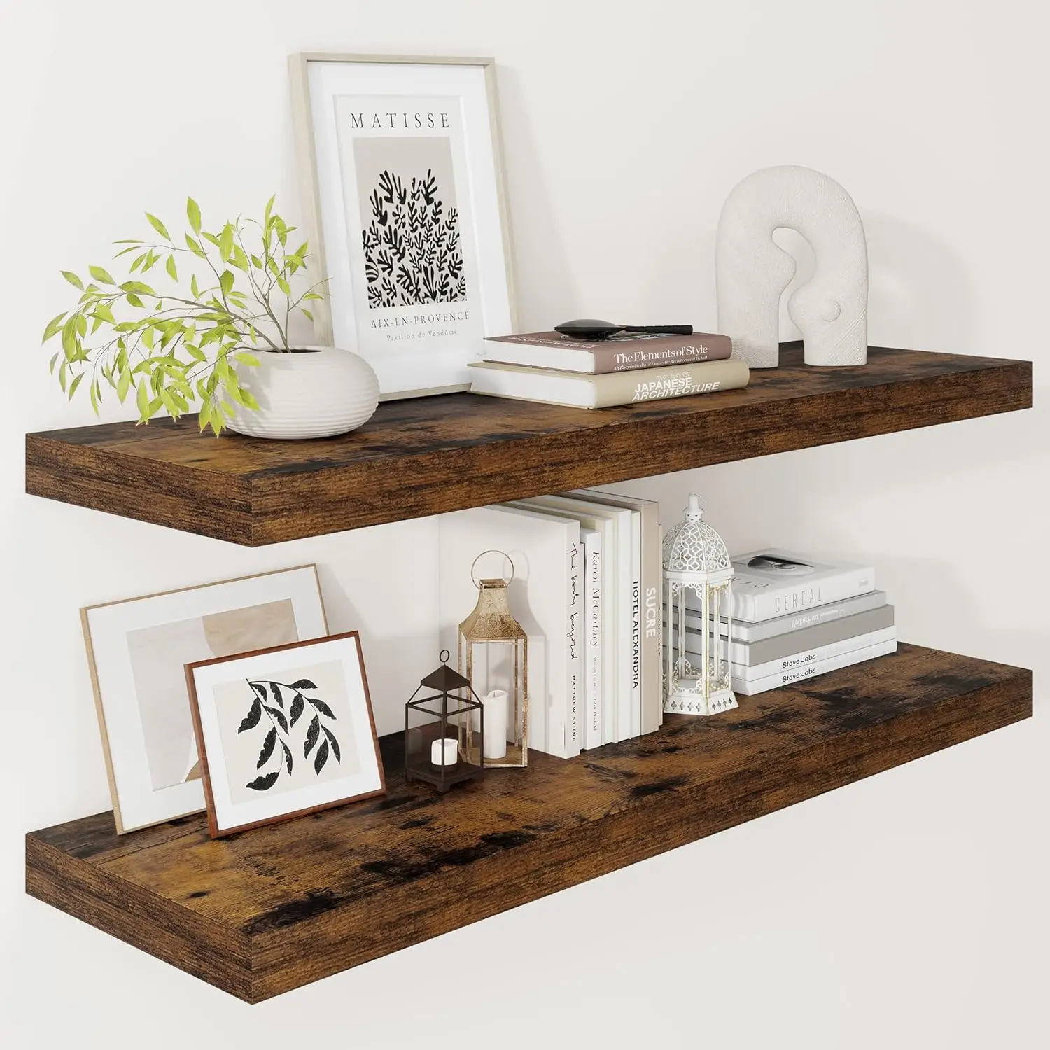 12" Deep Floating Shelves for Wall 36" Long, Wall Shelves for Bedroom Living Room Bathroom Kitchen Laundry Room, Farmho
12" Deep Floating Shelves for Wall 36" Long, Wall Shelves for Bedroom Living Room Bathroom Kitchen Laundry Room, Farmho