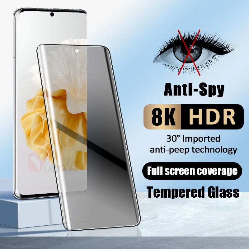 3D изогнутый защитный экран для конфиденциальности для Huawei P60 Art P50 P40 P30 Mate 50 40 30 Pro противошпионское закаленное стекло Nova 8 9 10 11 Ultra
3D изогнутый защитный экран для конфиденциальности для Huawei P60 Art P50 P40 P30 Mate 50 40 30 Pro противошпионское закаленное стекло Nova 8 9 10 11 Ultra