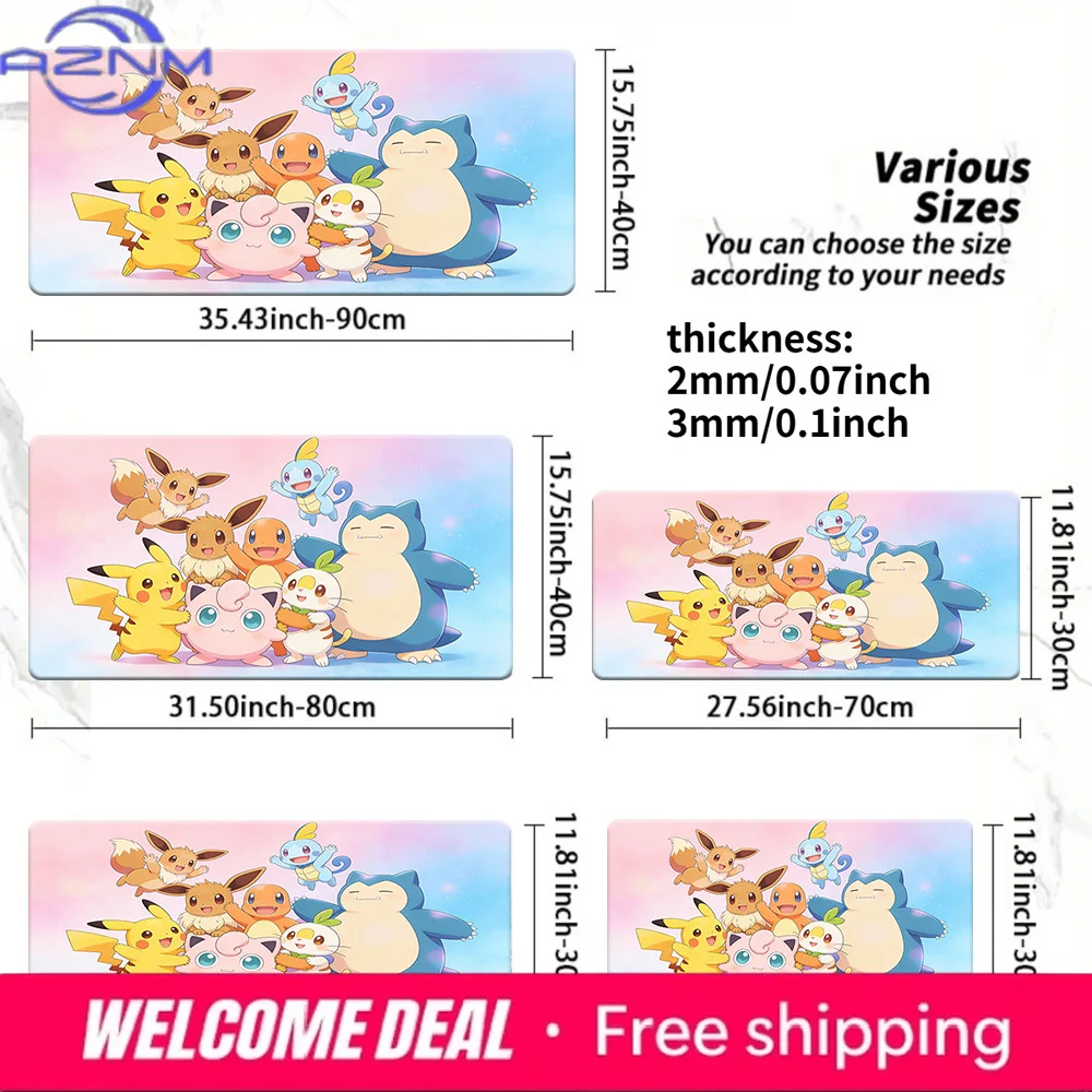 Pokemon Snorlax & Friends Pastel Gradient Gaming Desk Mat Non-Slip Washable Mouse Pad
Pokemon Snorlax & Friends Pastel Gradient Gaming Desk Mat Non-Slip Washable Mouse Pad