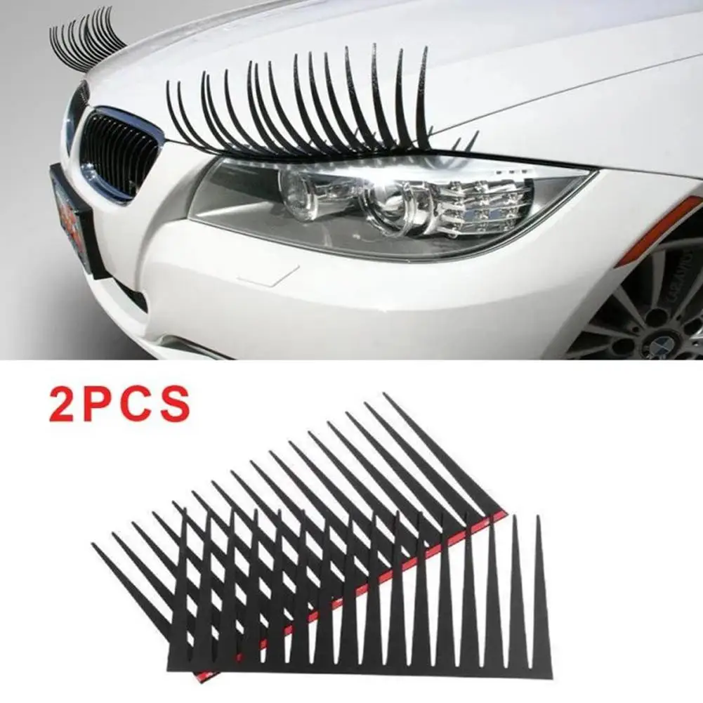 3D Charming Black False Eyelashes Fake Eye Lash Sticker Headlight 1Pair Funny Decoration Car Decal K3M9
3D Charming Black False Eyelashes Fake Eye Lash Sticker Headlight 1Pair Funny Decoration Car Decal K3M9