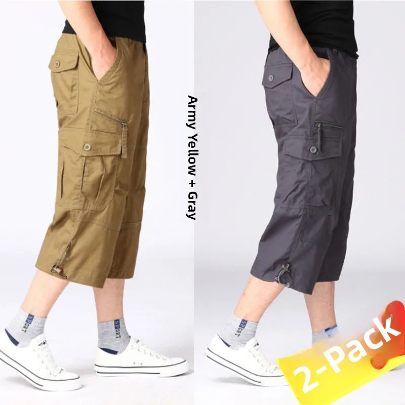 Loose Fit Men's Cotton Workwear orts 7/8 Length Casual Comfortable Breathable High Waist Straight Leg Summer Faion
Loose Fit Men's Cotton Workwear orts 7/8 Length Casual Comfortable Breathable High Waist Straight Leg Summer Faion