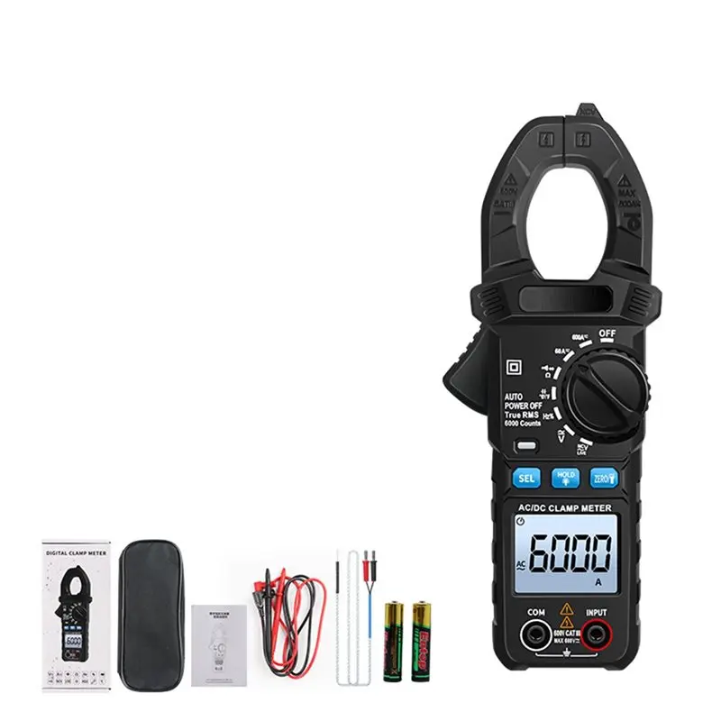A25F-SK-203 Clamp Meter Digital Multimeter AC/DC Current Voltage Capacitance Ohm NCV Tester With Flashlight
A25F-SK-203 Clamp Meter Digital Multimeter AC/DC Current Voltage Capacitance Ohm NCV Tester With Flashlight