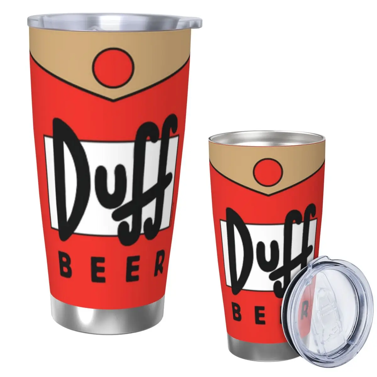 Duff Beer (7) Стакан из нержавеющей стали с вакуумной изоляцией, термохолодная чашка, соломинка с крышкой, 20 унций 
Duff Beer (7) Стакан из нержавеющей стали с вакуумной изоляцией, термохолодная чашка, соломинка с крышкой, 20 унций