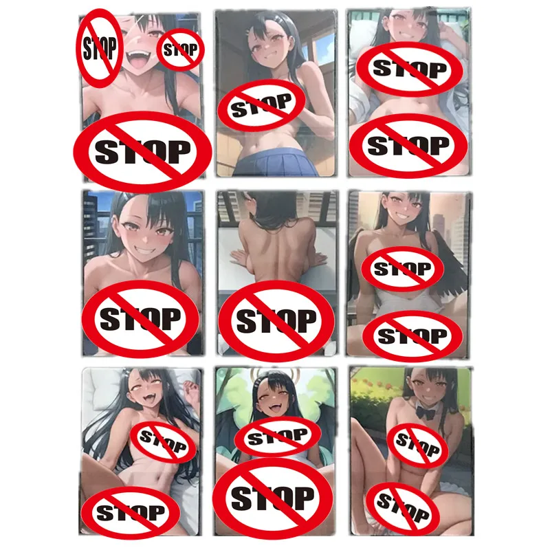 9Pcs/set Homemade Anime Nude Cards, Don’t Bully Me, Nagatoro’s Sexy Two-dimensional Cards, Toys, Games, Gifts, Comic Collection
9Pcs/set Homemade Anime Nude Cards, Don’t Bully Me, Nagatoro’s Sexy Two-dimensional Cards, Toys, Games, Gifts, Comic Collection
