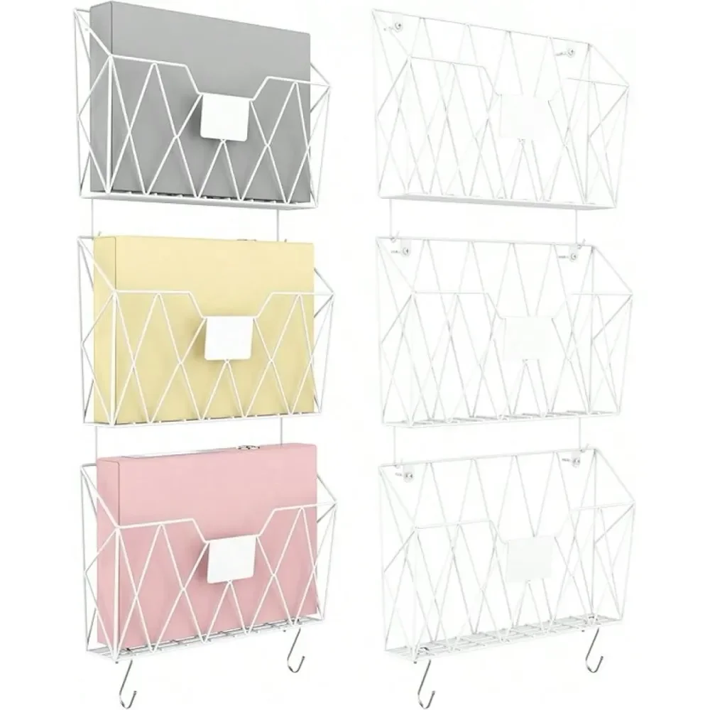 Wall File Organizer Office Hanging Wall File Holder And Basket Set Of 3 Hanging File Rack With Hooks Metal Wall Storage Office
Wall File Organizer Office Hanging Wall File Holder And Basket Set Of 3 Hanging File Rack With Hooks Metal Wall Storage Office