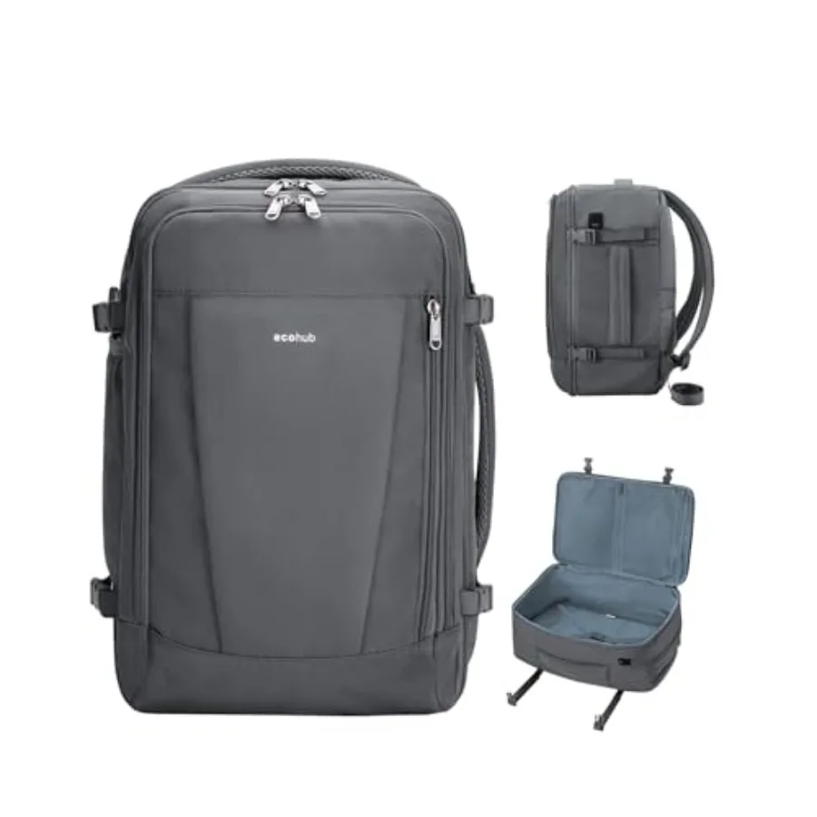 17'' Travel Backpack, Personal Item Backpack with 13 Pockets, Flight Approved Carry on Backpack with USB Port and Luggage Sleev
17'' Travel Backpack, Personal Item Backpack with 13 Pockets, Flight Approved Carry on Backpack with USB Port and Luggage Sleev