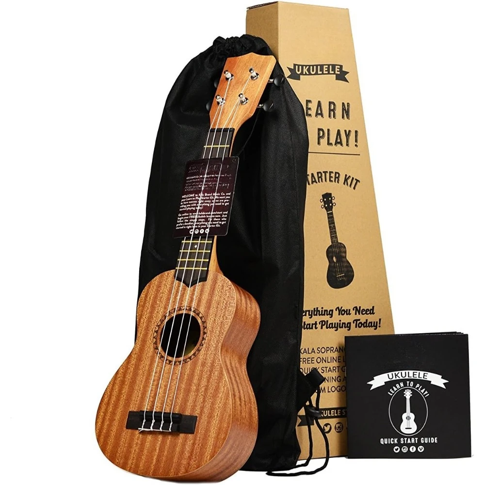 Ukulele,3.25 X 8.38 X 22.63 Inches, Soprano Starter Kit, Satin Mahogany, Booklet, Ukulele
Ukulele,3.25 X 8.38 X 22.63 Inches, Soprano Starter Kit, Satin Mahogany, Booklet, Ukulele
