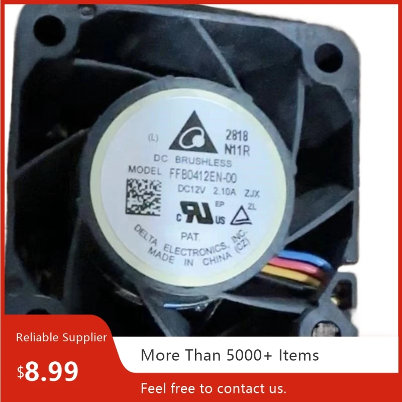 For Delta FFB0412EN-00 4028 12V 2.10A Extreme High Speed Power Supply/Server Cooling Fan
For Delta FFB0412EN-00 4028 12V 2.10A Extreme High Speed Power Supply/Server Cooling Fan