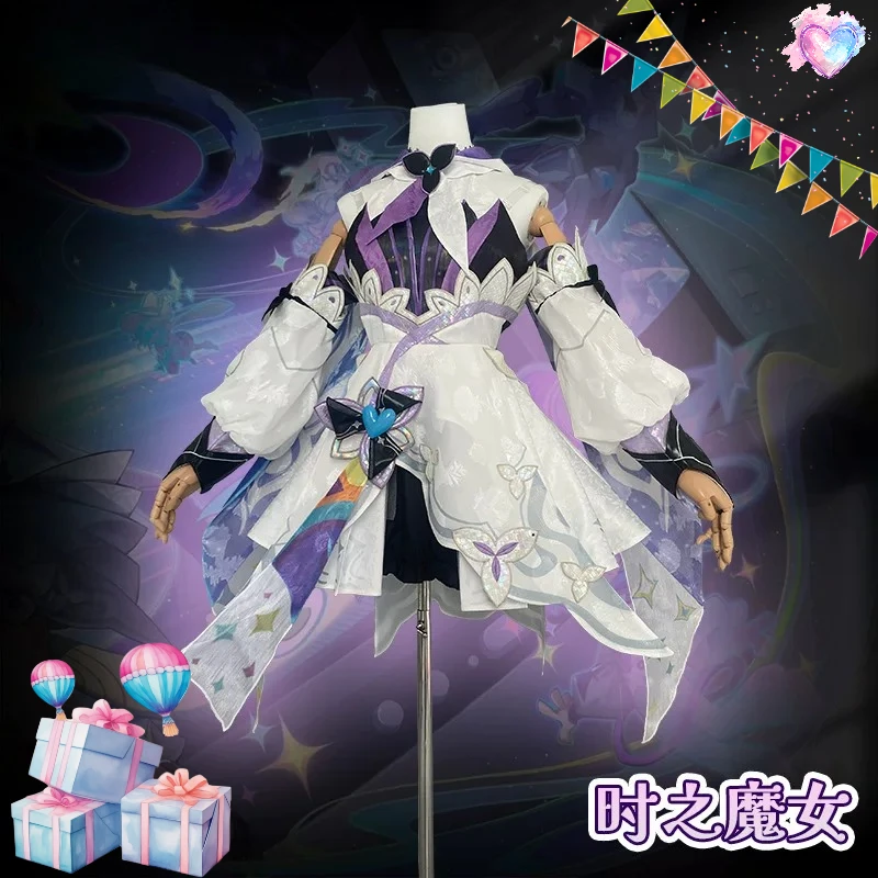Game Honor of Kings Xiao Qiao Time Witch Cosplay Costume Cute Dress Full Set High Quality Halloween Carnival Party Outfit Onicos
Game Honor of Kings Xiao Qiao Time Witch Cosplay Costume Cute Dress Full Set High Quality Halloween Carnival Party Outfit Onicos