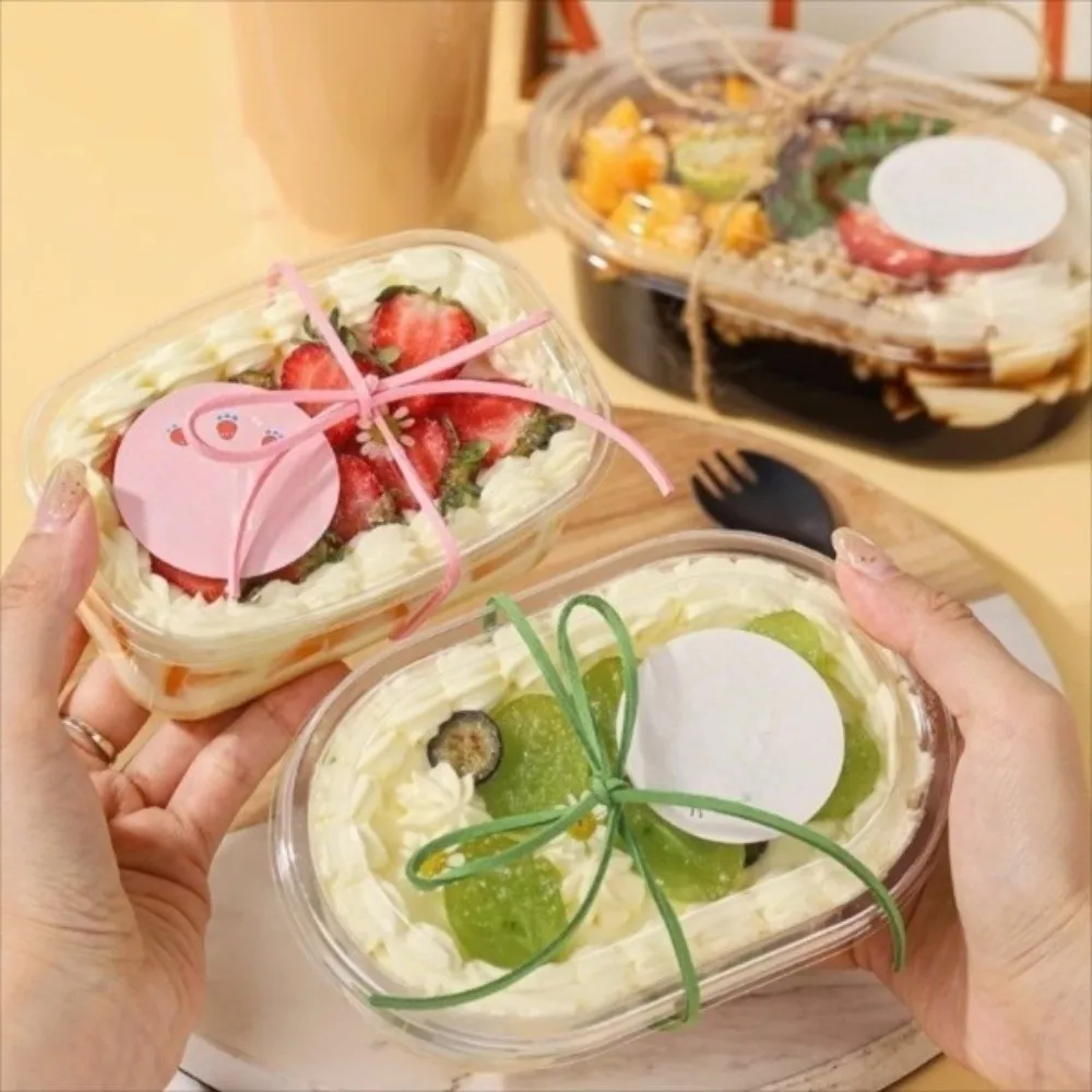 50pcs Clear Dessert Container with Lid 500/280ML Cake Container Cake Packing Box Individually Packaged Portable
50pcs Clear Dessert Container with Lid 500/280ML Cake Container Cake Packing Box Individually Packaged Portable