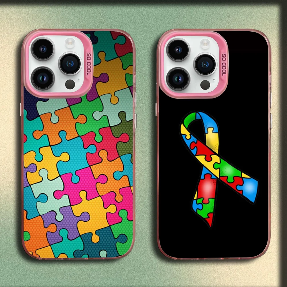 Autism Support Puzzle Phone Case For iPhone 16,15,14,13,12,11,Mini,Pro,MAX Pink Matte Silicone Cover
Autism Support Puzzle Phone Case For iPhone 16,15,14,13,12,11,Mini,Pro,MAX Pink Matte Silicone Cover