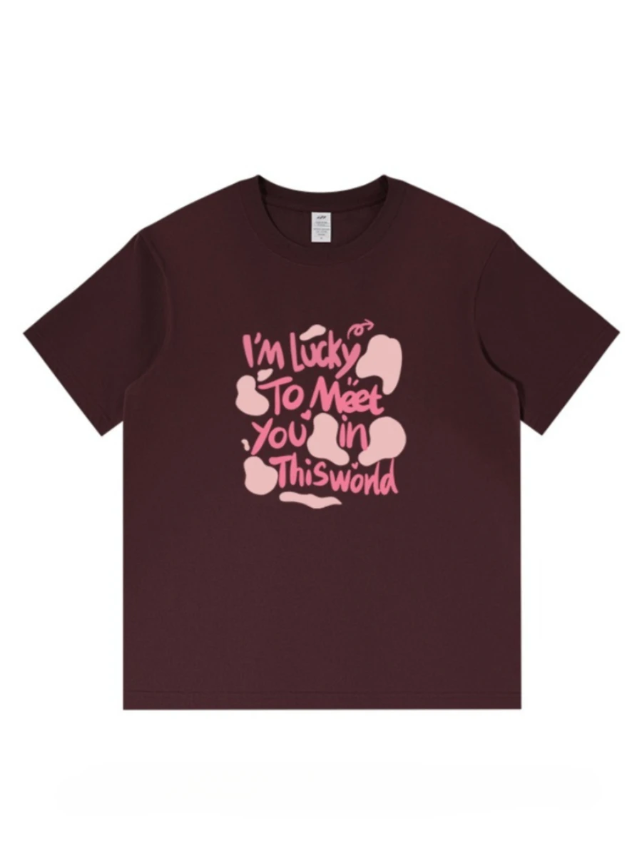 Женская летняя хлопковая футболка с короткими рукавами и принтом 2026, уличная одежда, универсальный базовый топ большого размера с половиной рукавов
Женская летняя хлопковая футболка с короткими рукавами и принтом 2026, уличная одежда, универсальный базовый топ большого размера с половиной рукавов