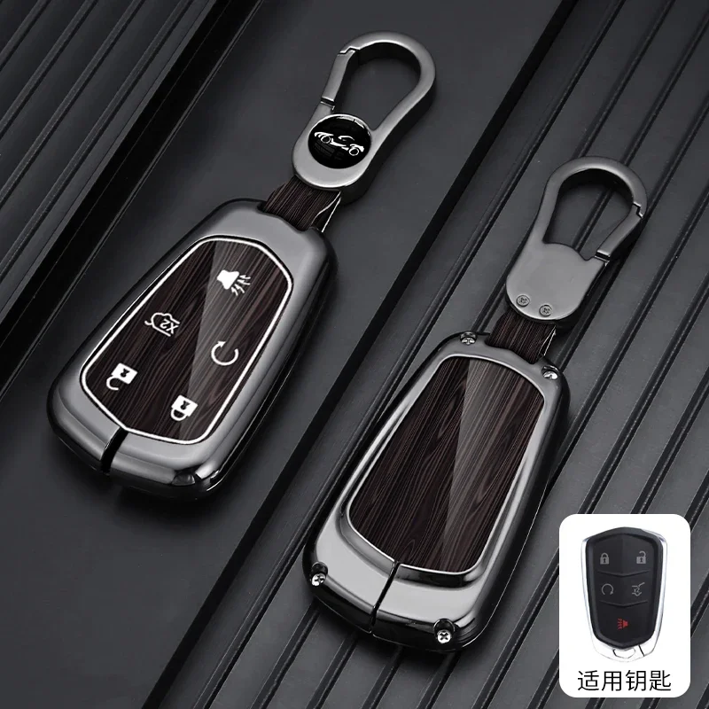 5 Button Alloy Car Key Shell Case Cover for Cadillac ATS CT6 CTS DTS XT5 Escalade ESV SRX STS XTS ELR Remote Key Holder Keychain
5 Button Alloy Car Key Shell Case Cover for Cadillac ATS CT6 CTS DTS XT5 Escalade ESV SRX STS XTS ELR Remote Key Holder Keychain