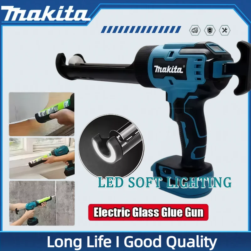 Makita Electric Caulking Gun Cordless Glass Door and Window Filling and Sealing Gun Crystal Glass Adhesive Sealant Tool
Makita Electric Caulking Gun Cordless Glass Door and Window Filling and Sealing Gun Crystal Glass Adhesive Sealant Tool