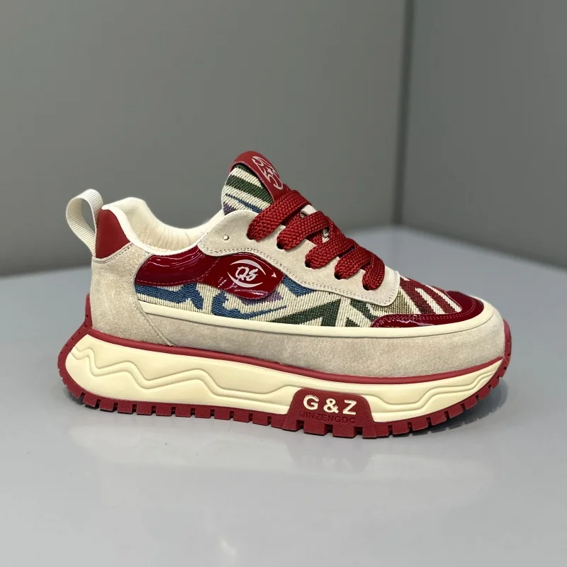 Men Trendy Casual Shoes Patchwork Design Breathable Comfort Flat Sole Lace Up Outdoor Street Style Versatile Daily Male Walking
Men Trendy Casual Shoes Patchwork Design Breathable Comfort Flat Sole Lace Up Outdoor Street Style Versatile Daily Male Walking