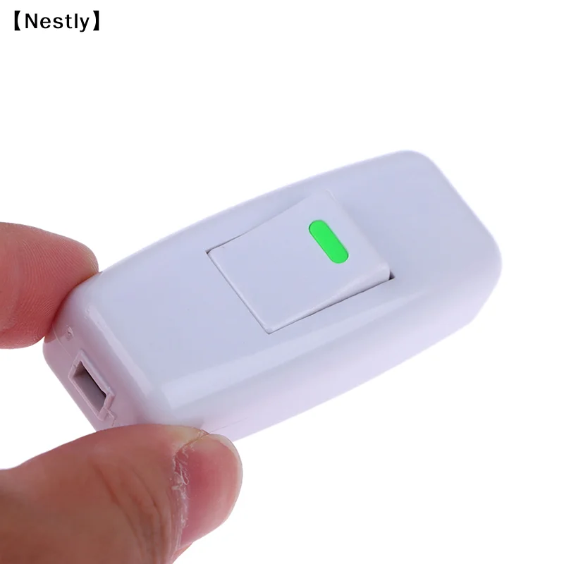 1Pc Light Switch Home Classic White Inline ON/OFF Table Bedside Lamp Desk Light Cord Cable Switches Electrical Accessories〔Nest〕
1Pc Light Switch Home Classic White Inline ON/OFF Table Bedside Lamp Desk Light Cord Cable Switches Electrical Accessories〔Nest〕