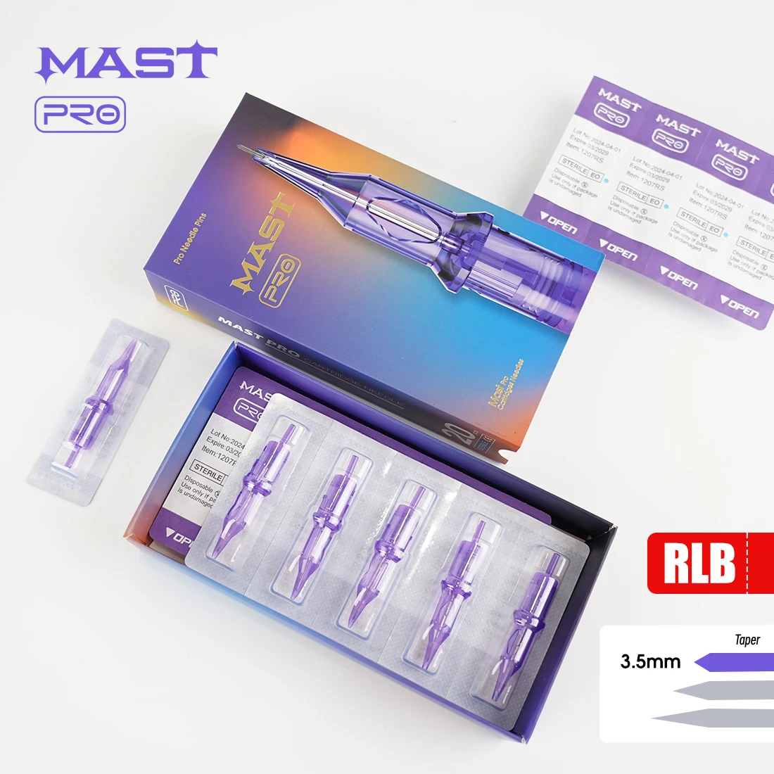 Mast Pro 20 шт. 3,5 мм конус 1RLB 3RLB 0,25/0,30/0,35 мм стерилизованные иглы для татуировки перманентный макияж средние конические картриджи поставки
Mast Pro 20 шт. 3,5 мм конус 1RLB 3RLB 0,25/0,30/0,35 мм стерилизованные иглы для татуировки перманентный макияж средние конические картриджи поставки