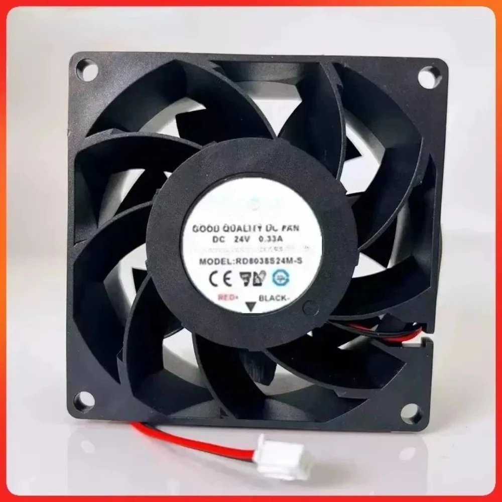 RD8038S24M-S 24V 0.33A 8CM 8038 For RUNDA electric welding machine high wind volume inverter cooling fan
RD8038S24M-S 24V 0.33A 8CM 8038 For RUNDA electric welding machine high wind volume inverter cooling fan