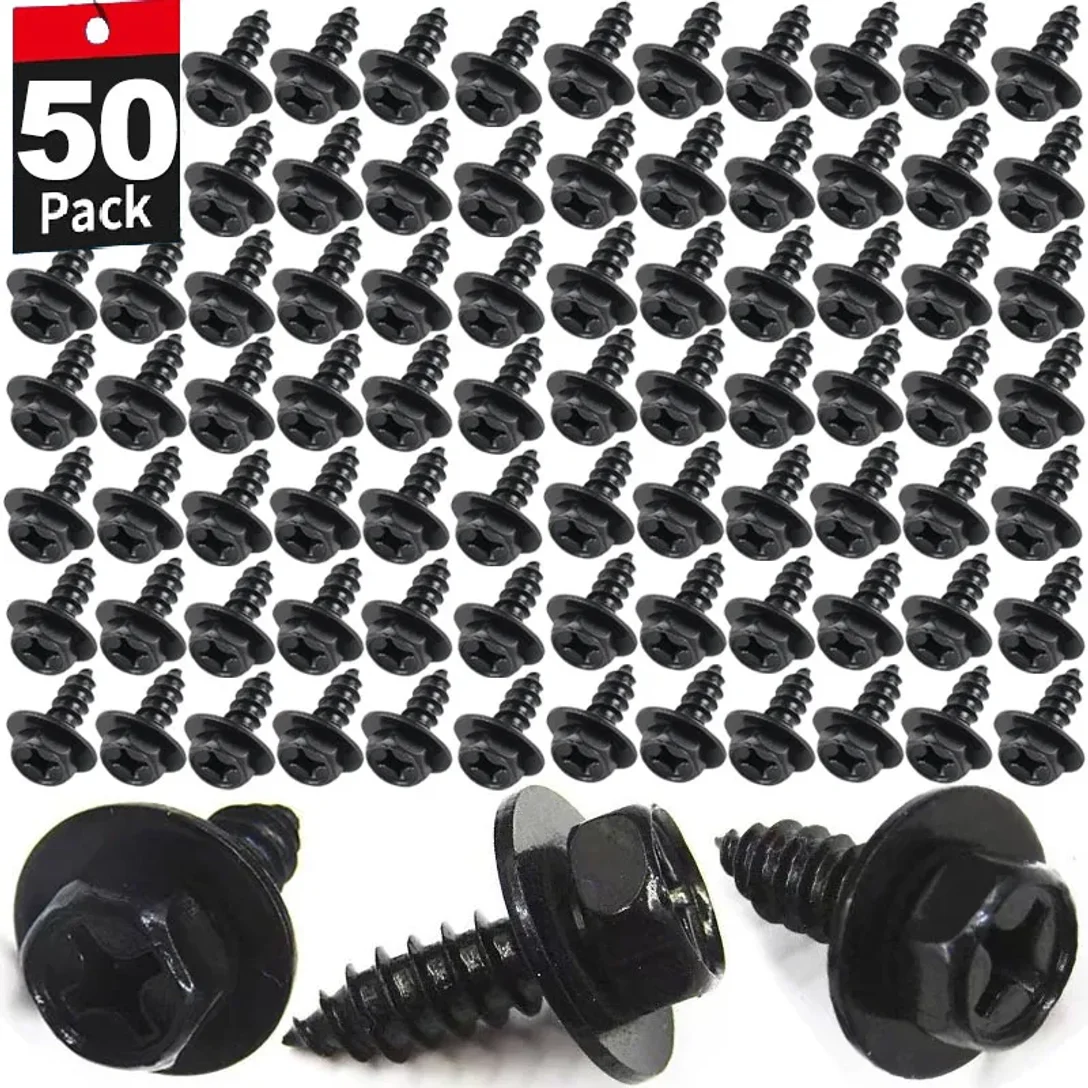 Universal Car Bumper Fender Fastener Clip Hex Head Self Tapping Screws Car Fender Splash Seal Guards Rivet Clip Screws Fasteners
Universal Car Bumper Fender Fastener Clip Hex Head Self Tapping Screws Car Fender Splash Seal Guards Rivet Clip Screws Fasteners