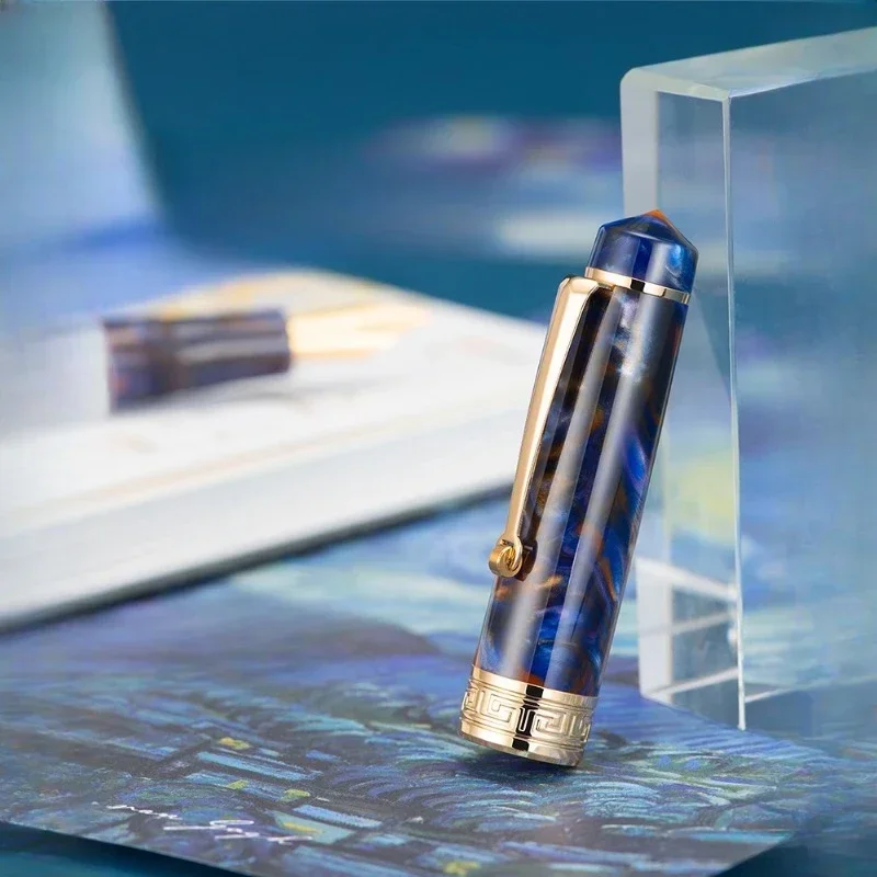 Asvine P20 Fountain Pen Acrylic No.6 EF/F/M Nib Retro Hard Rubber Ink Pen Large Capacity Luxury Writing Office Gift
Asvine P20 Fountain Pen Acrylic No.6 EF/F/M Nib Retro Hard Rubber Ink Pen Large Capacity Luxury Writing Office Gift