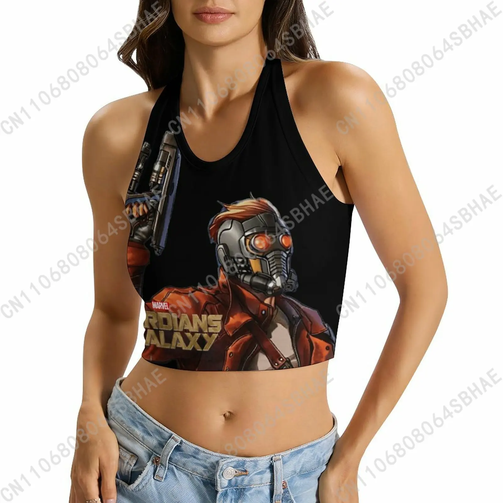 Marvel Star Lord Custom Photo Women's Halter Top Personalized Picture Tie Back Cami Upload Your Gift Wife Girlfriend Cosplay
Marvel Star Lord Custom Photo Women's Halter Top Personalized Picture Tie Back Cami Upload Your Gift Wife Girlfriend Cosplay