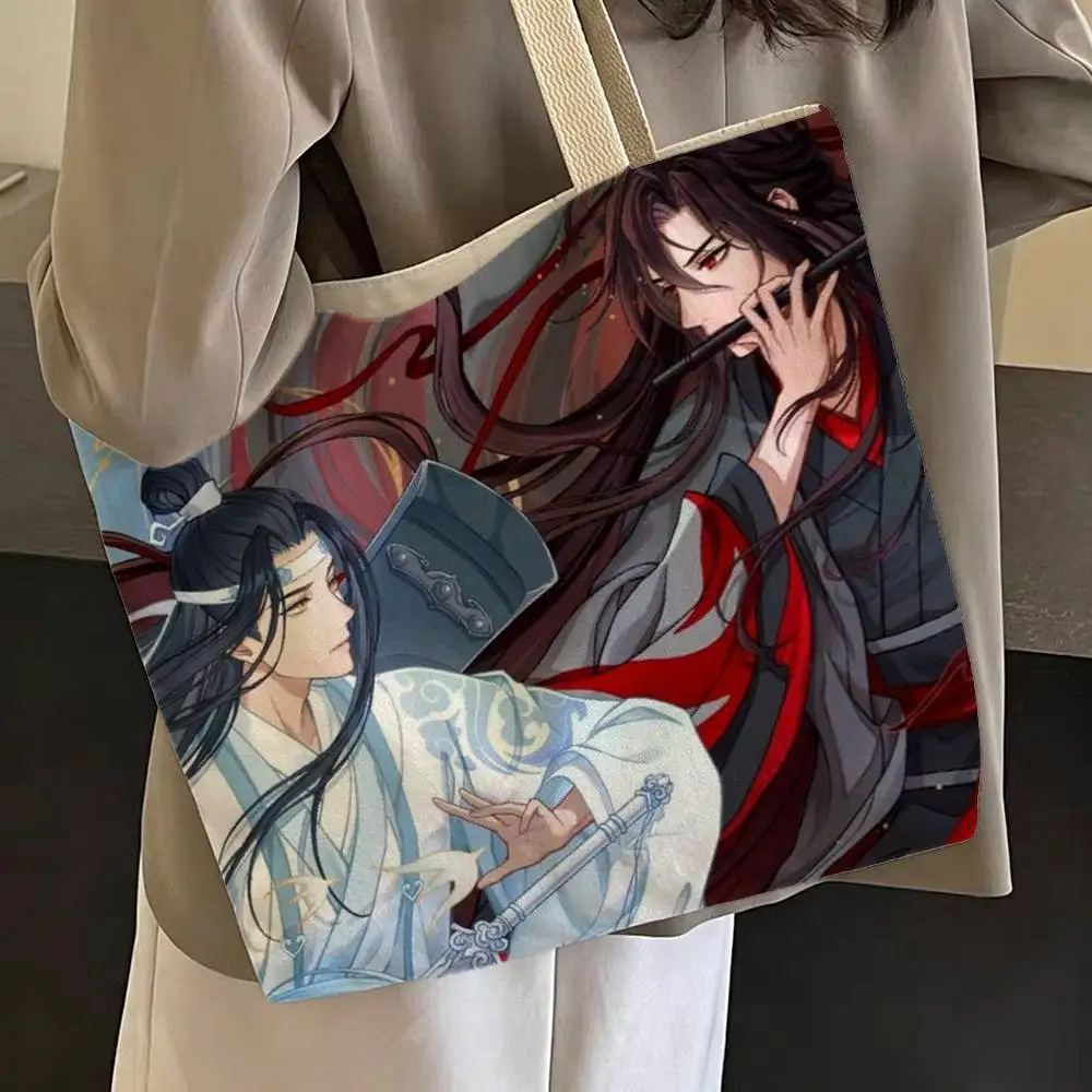 mo dao zu shi Canvas Tote Bag Spacious Durable Shoulder Bag with Zipper Closure and Classic Perfect for Work
mo dao zu shi Canvas Tote Bag Spacious Durable Shoulder Bag with Zipper Closure and Classic Perfect for Work