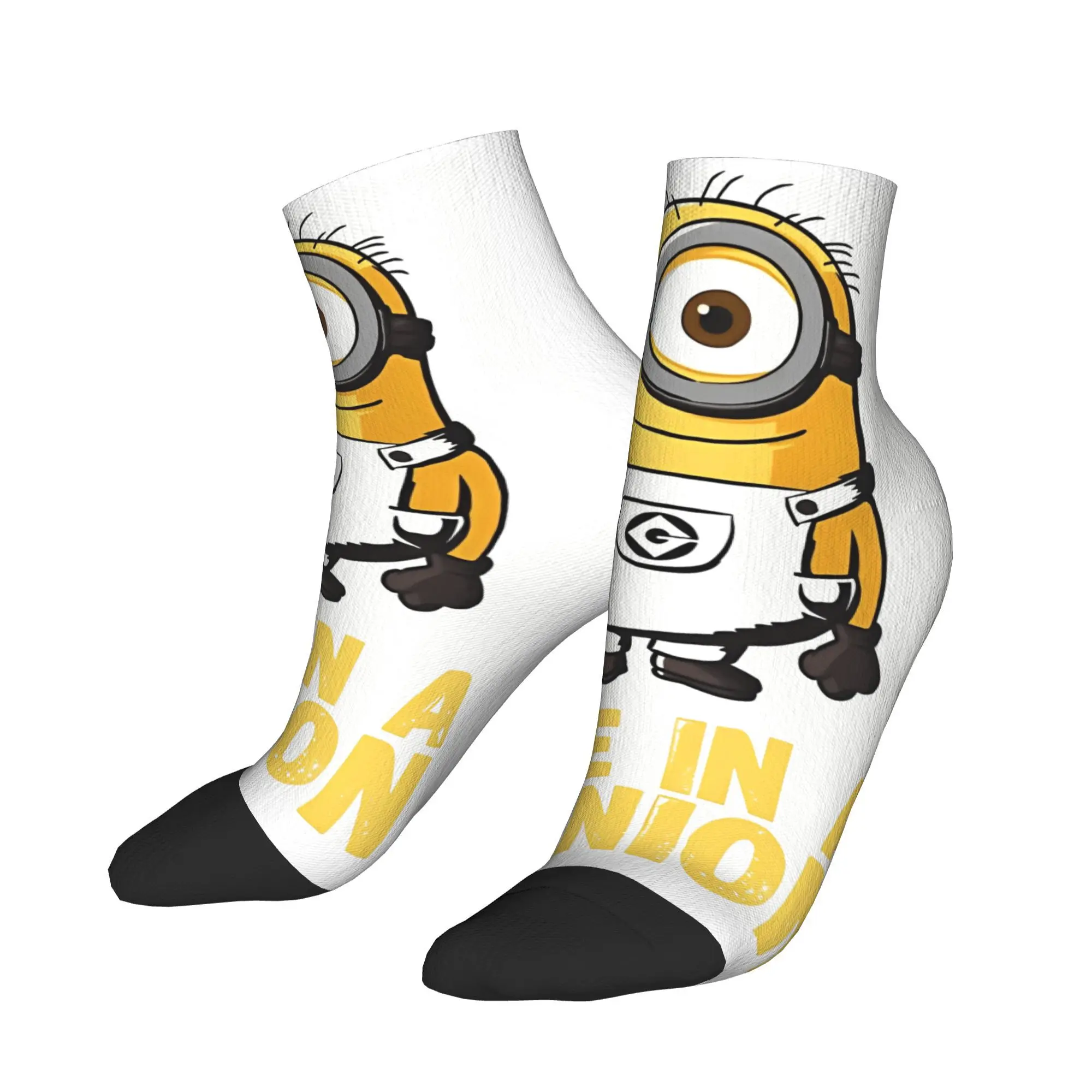 Ankle Socks For Women Men Minions Casual Socks Text Design Anti Sweat Comfort Soft Autumn Funny Outdoor Sports Sock
Ankle Socks For Women Men Minions Casual Socks Text Design Anti Sweat Comfort Soft Autumn Funny Outdoor Sports Sock