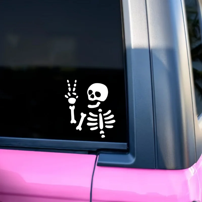 2Pcs Funny Skeleton Peace Sign Waterproof Vinyl Sticker Car Motorcycle Helmet Laptop Tank Fairing Auto Exterior Styling Decal
2Pcs Funny Skeleton Peace Sign Waterproof Vinyl Sticker Car Motorcycle Helmet Laptop Tank Fairing Auto Exterior Styling Decal