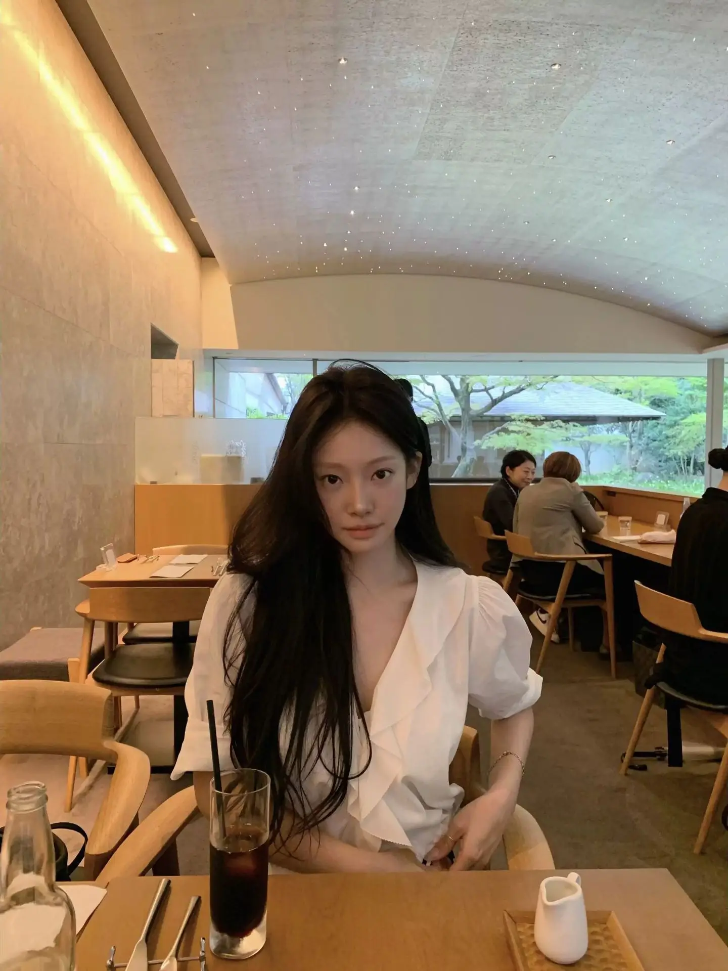 Women's Cotton Shirt V-neck Eight-sleeve Belted Korean Style Loose Fit Short Length Summer New Arrival
Women's Cotton Shirt V-neck Eight-sleeve Belted Korean Style Loose Fit Short Length Summer New Arrival