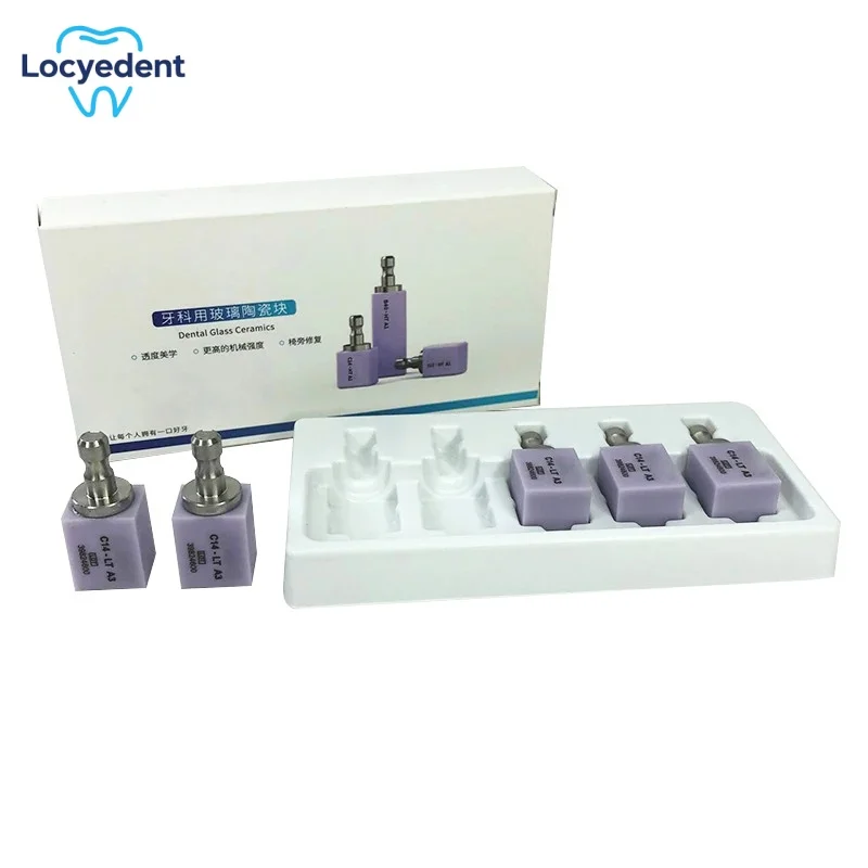 5Pcs/Box Dental Lithium Disilicate Blocks C14 LT/HT Dental Glass Ceramic Cubes for CAD/CAM Sirona Cerec Milling System
5Pcs/Box Dental Lithium Disilicate Blocks C14 LT/HT Dental Glass Ceramic Cubes for CAD/CAM Sirona Cerec Milling System