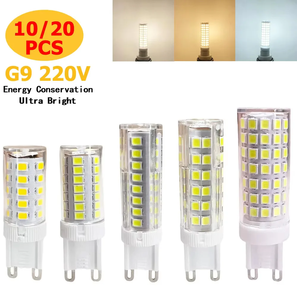 10 - 20 светодиодных ламп G9 9W AC 220V G9 LED лампы SMD 2835 LED G9 лампы Замена 30 / 40 Вт галогенных ламп Теплый белый / белый свет Быстрая доставка 4 - 6 дней Бесплатная доставка
10 - 20 светодиодных ламп G9 9W AC 220V G9 LED лампы SMD 2835 LED G9 лампы Замена 30 / 40 Вт галогенных ламп Теплый белый / белый свет Быстрая доставка 4 - 6 дней Бесплатная доставка