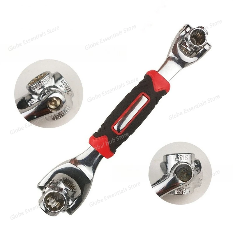 8-19mm 48 in1 Tools Socket Works Universal Ratchet Spline Bolts Sleeve Rotation Hand Tools 360 Degree Multipurpose Tiger Wrench
8-19mm 48 in1 Tools Socket Works Universal Ratchet Spline Bolts Sleeve Rotation Hand Tools 360 Degree Multipurpose Tiger Wrench