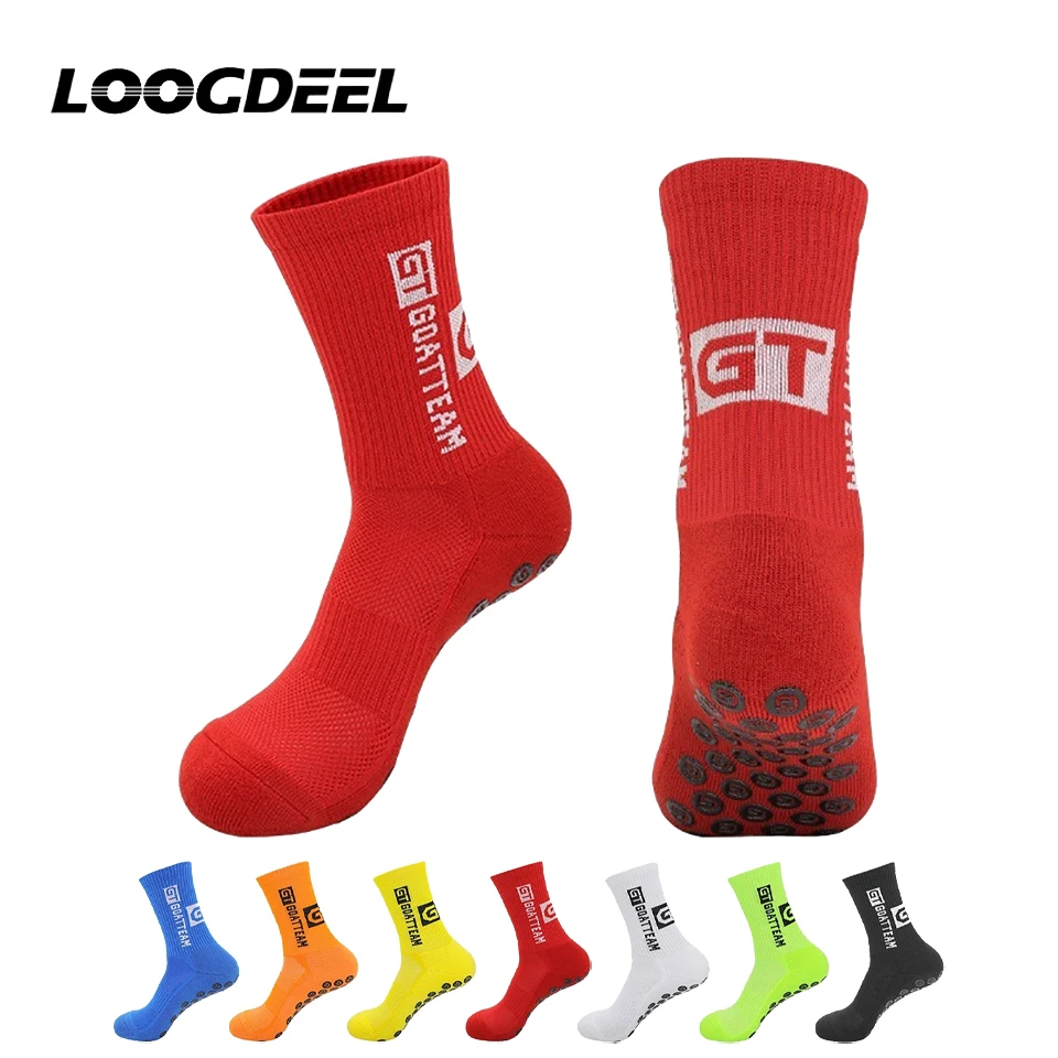 LOOGDEEL Dot Glue Socks Professional Soccer Socks Men's Towel Bottom Sports Anti-slip Socks Breathable Mid-calf Training Socks
LOOGDEEL Dot Glue Socks Professional Soccer Socks Men's Towel Bottom Sports Anti-slip Socks Breathable Mid-calf Training Socks