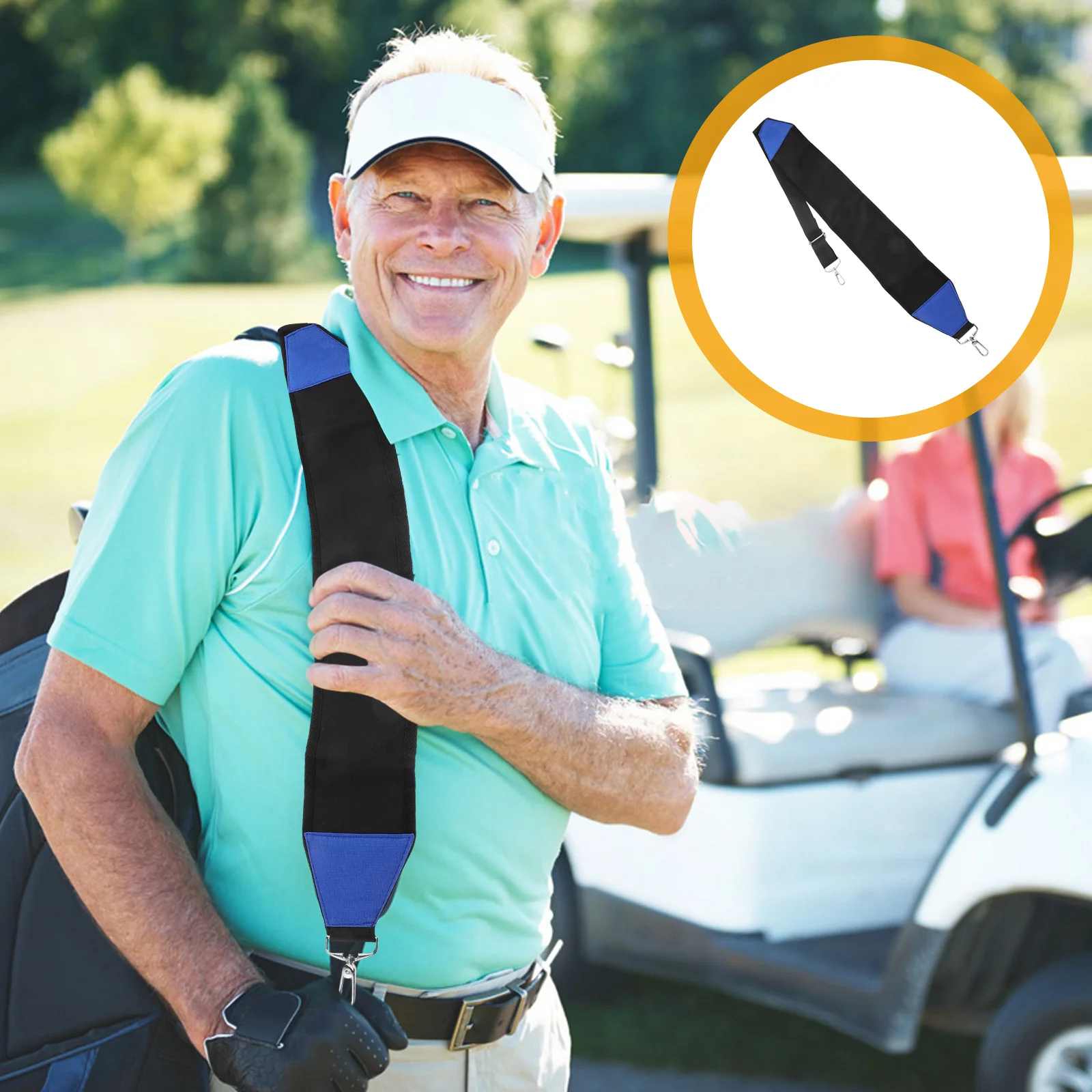 Replacement Golf Bag Shoulder Strap Heavy Padding Nylon Material Swivel Buckle for Comfortable Carrying All Day Long
Replacement Golf Bag Shoulder Strap Heavy Padding Nylon Material Swivel Buckle for Comfortable Carrying All Day Long