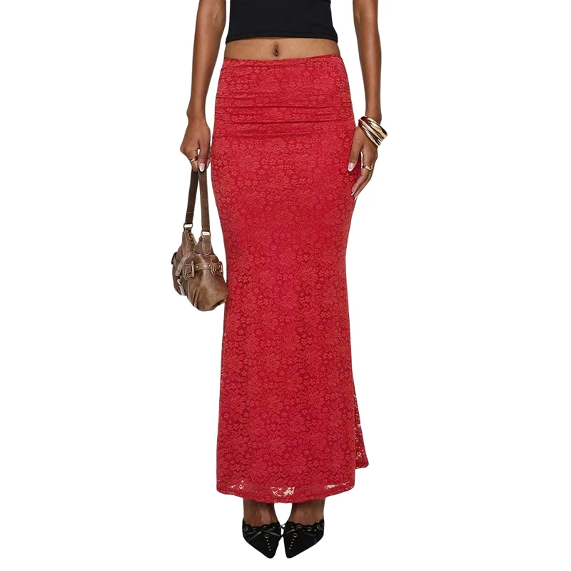 Coquette Bodycon Long Skirt Vintage Floral Lace Elastic Maxi Skirt for Beach Vacation Club Women Ladies Pencil Skirt Streetwear
Coquette Bodycon Long Skirt Vintage Floral Lace Elastic Maxi Skirt for Beach Vacation Club Women Ladies Pencil Skirt Streetwear