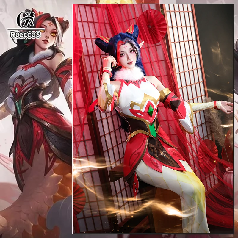ROLECOS Game LOL Mythmaker Nami Cosplay Costume Game LOL Oceanic Goddess Nami Cosplay Outfit Halloween Women Suit New Skin
ROLECOS Game LOL Mythmaker Nami Cosplay Costume Game LOL Oceanic Goddess Nami Cosplay Outfit Halloween Women Suit New Skin